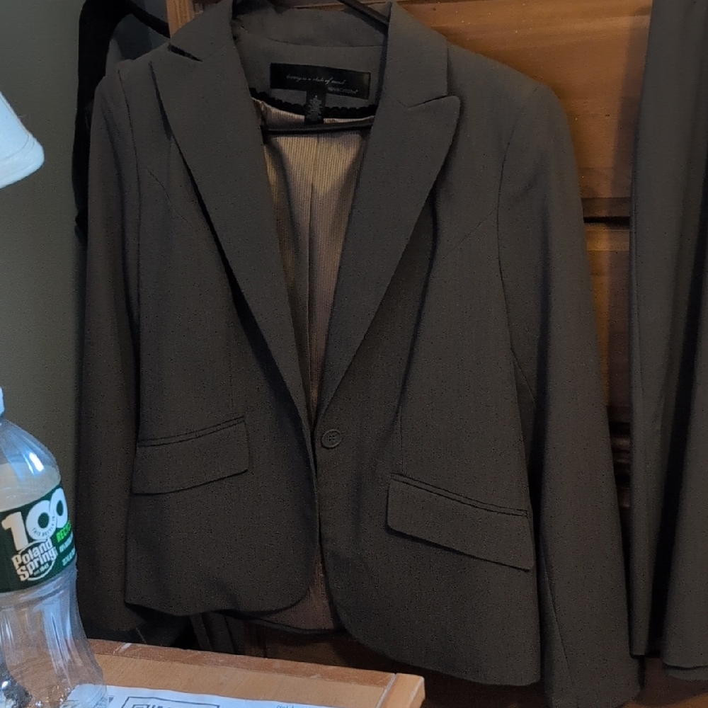 Women's Grey Suit With Skirt